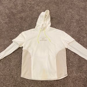 Under Armour mens moments fleece hoodie L white 1351338